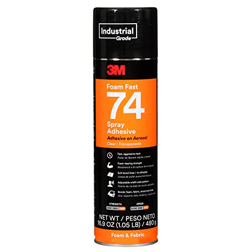 Algopix Similar Product 1 - 3M Foam Fast 74 Spray Adhesive Clear