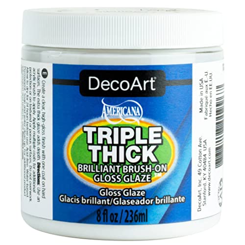 Algopix Similar Product 13 - DecoArt Triple Thick Gloss Glaze  Jar