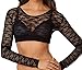 Algopix Similar Product 8 - I Womens Long Sleeve Elegant Lace Top