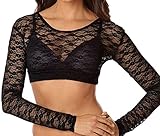 Algopix Similar Product 8 - I Womens Long Sleeve Elegant Lace Top