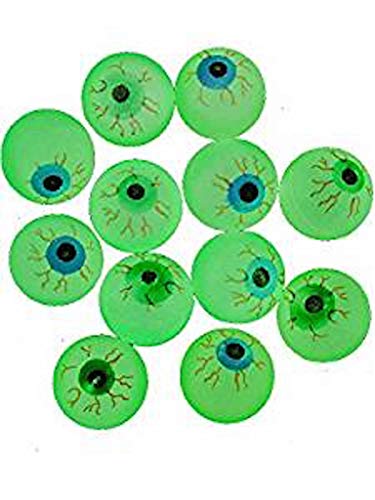 Algopix Similar Product 6 - Dozen Glow in The Dark Rubber Eyeball