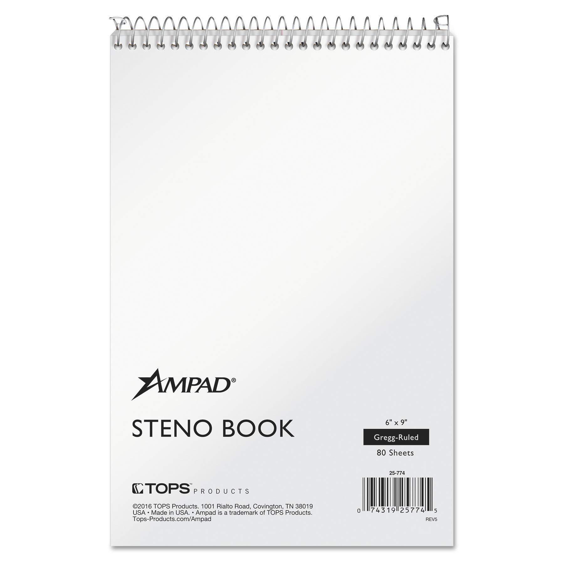 Algopix Similar Product 3 - Ampad 40102R Evidence Recycled Steno