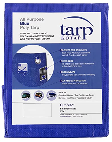 Algopix Similar Product 7 - Kotap TRA3040 All Purpose Poly Tarp