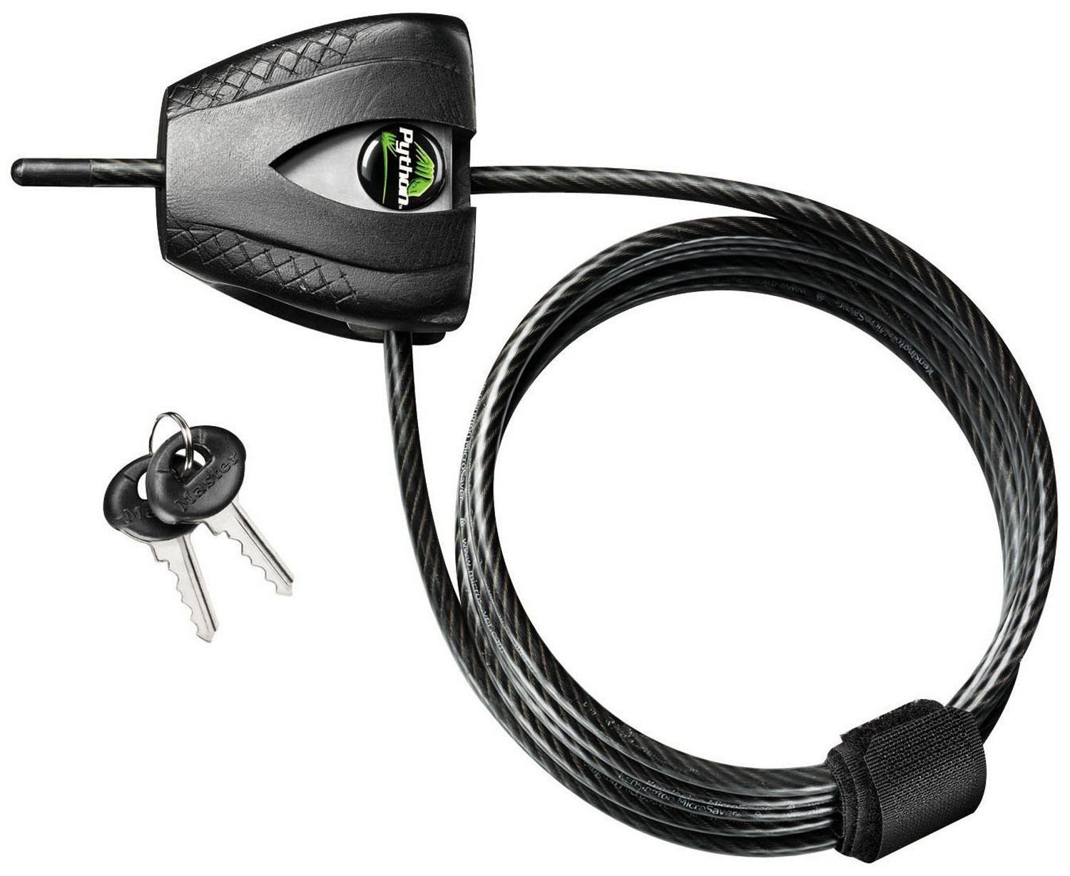 Algopix Similar Product 2 - Master Lock Black Python Bike Lock with