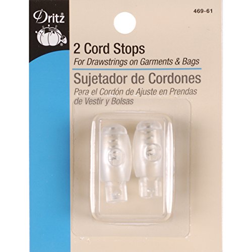 Algopix Similar Product 8 - Dritz 46961 Cord Stops for Drawstrings