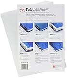 Algopix Similar Product 1 - GBC PolyClearView Binding Covers 200