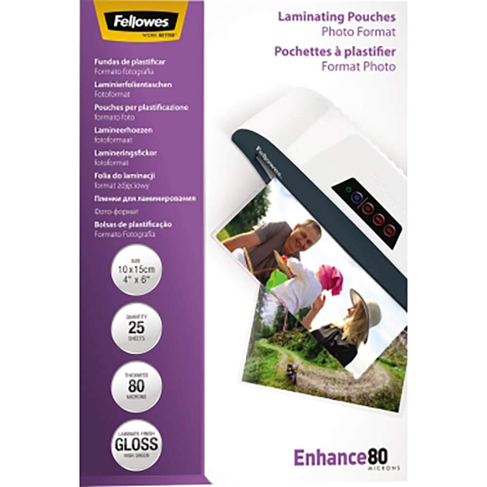 Algopix Similar Product 6 - Fellowes Enhance 10x15cm 80 Micron