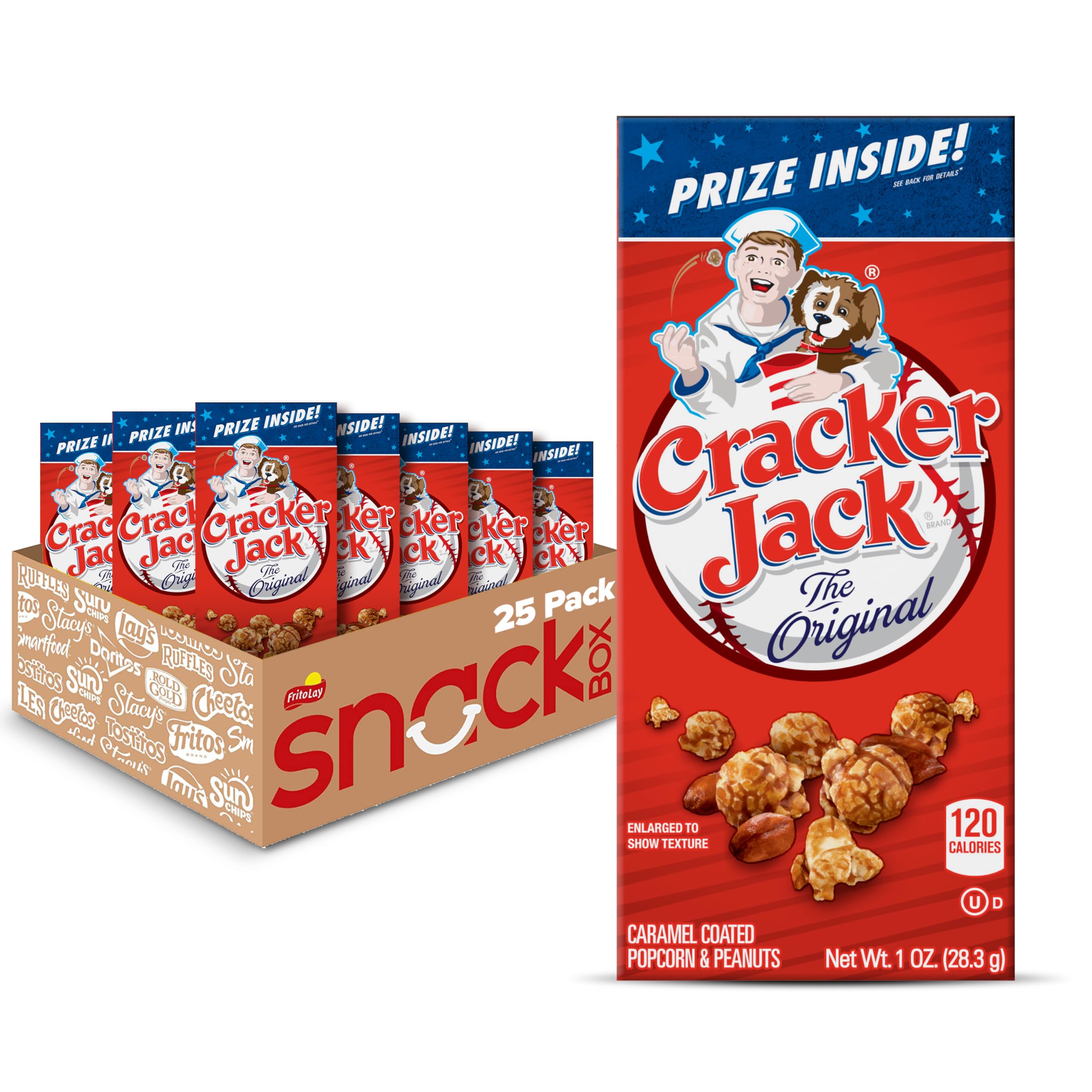 Algopix Similar Product 3 - Cracker Jack Caramel Coated Popcorn 