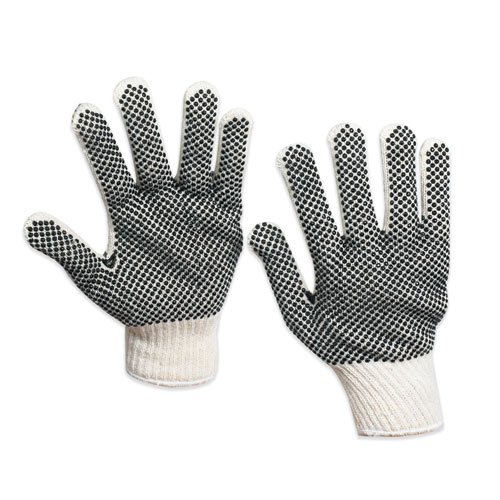 Algopix Similar Product 20 - PVC Dot Knit Gloves Small Black 12