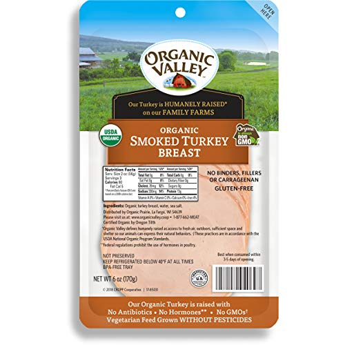 Algopix Similar Product 9 - Organic Valley Organic Smoked Turkey