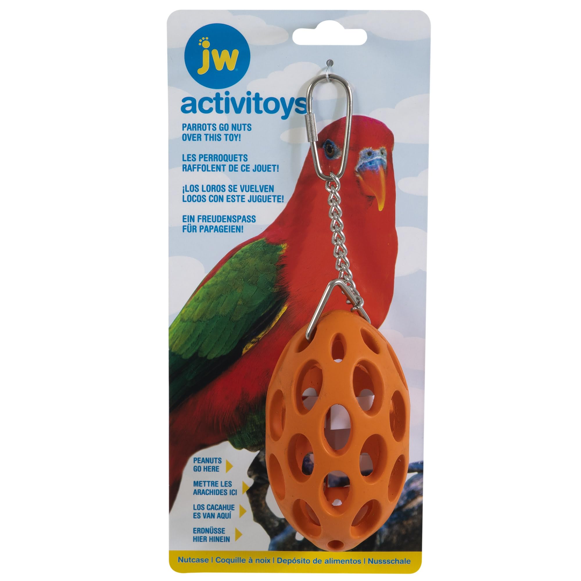 Algopix Similar Product 1 - JW Pet Company Activitoys NutCase Bird