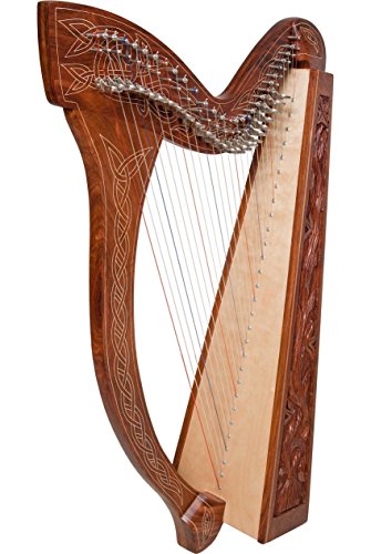 Algopix Similar Product 7 - Minstrel Harp TM, 29 Strings, Vine