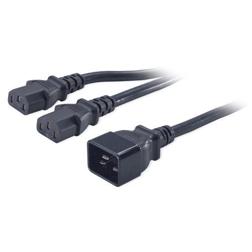 Algopix Similar Product 5 - 1.5' Y-(2) C13 to C20 15A 208V