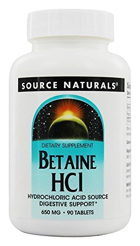 Algopix Similar Product 3 - Source Naturals  Betaine Hcl 90