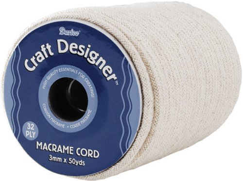 Algopix Similar Product 18 - Darice 197115 Macrame Cord Natural