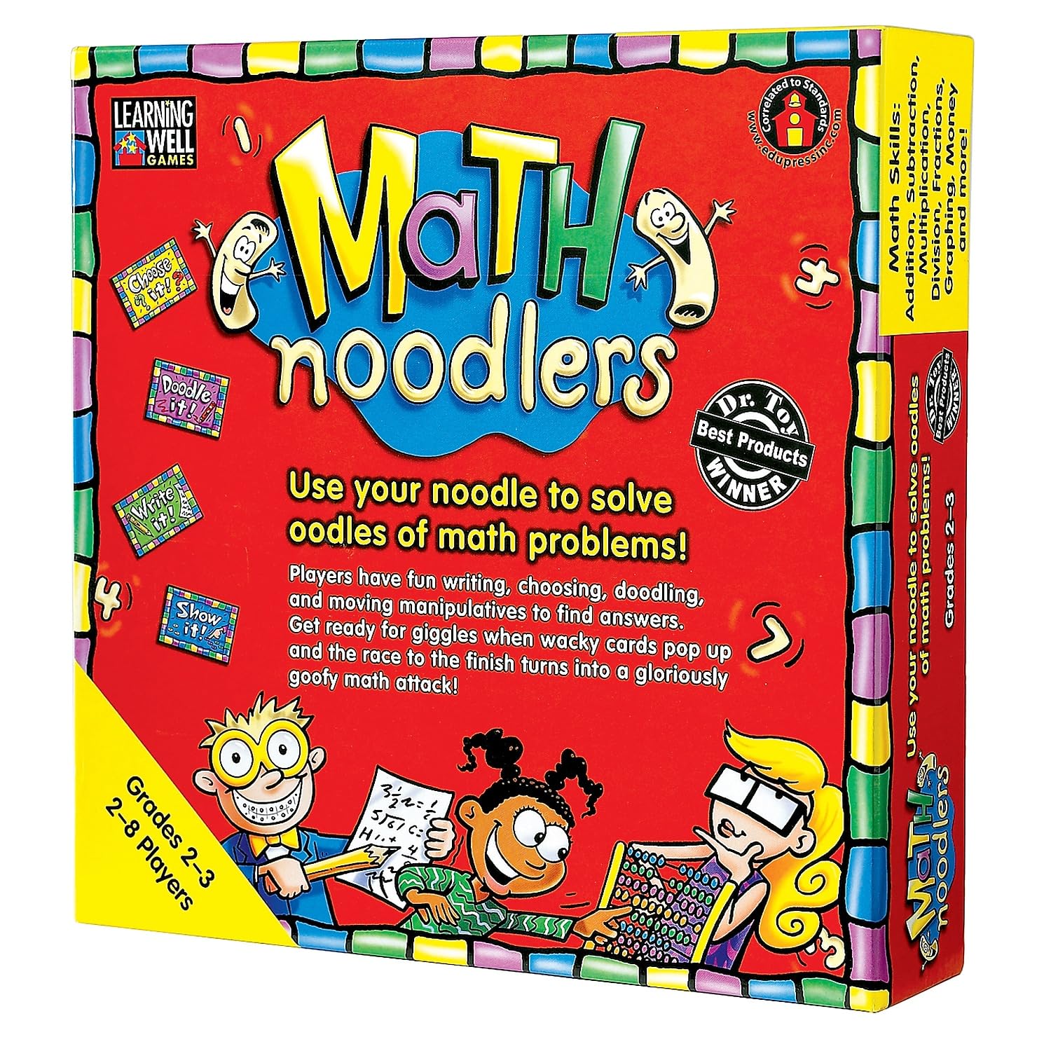 Algopix Similar Product 18 - Edupress Math Noodlers Game Grades 23