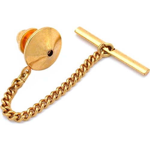 Algopix Similar Product 17 - Generic Gold Plated Pin Back With Tie