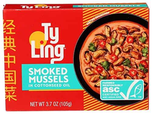 Algopix Similar Product 6 - Ty Ling Smoked Mussels 37 Ounce Cans