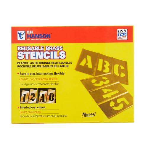 Algopix Similar Product 20 - CH Hanson 10067 34 Brass Letters 