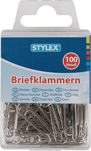 Algopix Similar Product 14 - Stylex Paperclips (Pack of 100)