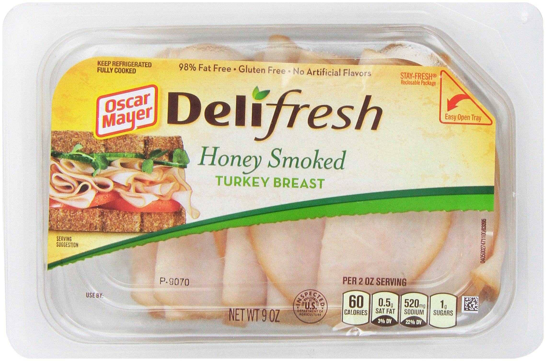 Algopix Similar Product 10 - Oscar Mayer Deli Fresh Honey Smoked