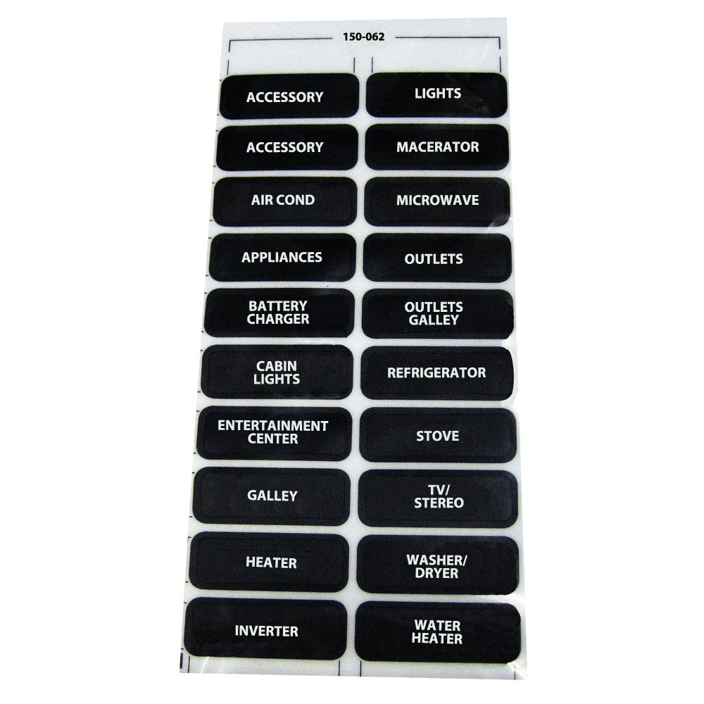 Algopix Similar Product 16 - Paneltronics AC-20 Assorted Label Sheet