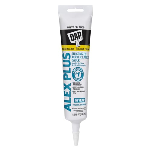 Algopix Similar Product 11 - Dap 18128 Alex Plus Acrylic Latex Caulk
