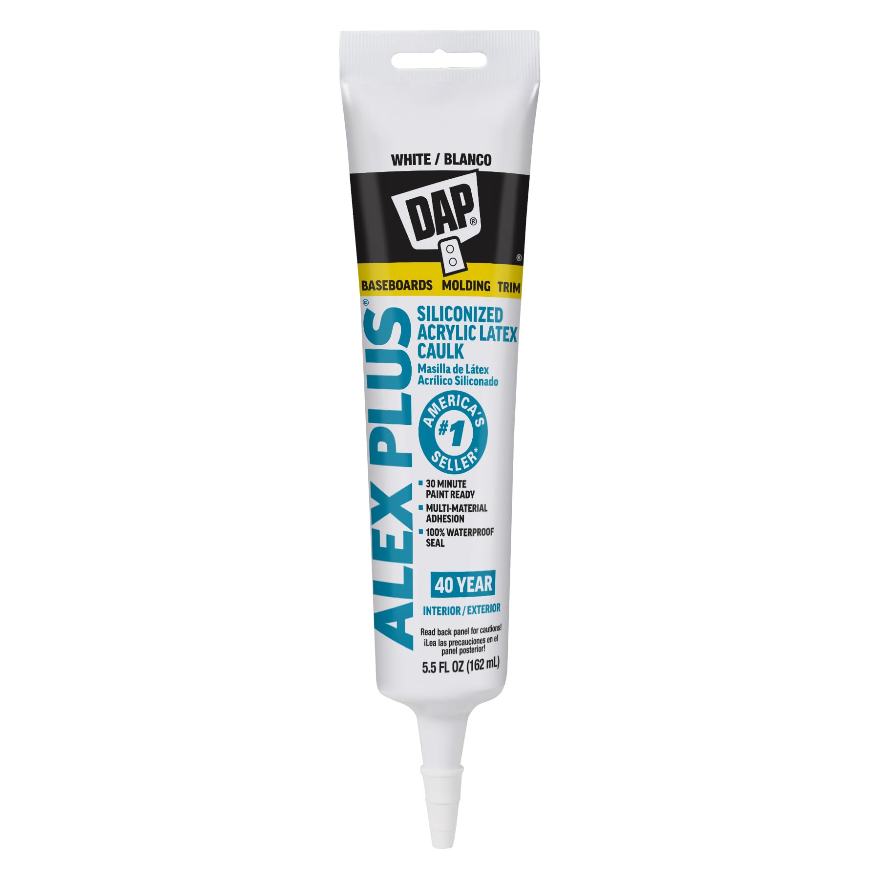 Algopix Similar Product 12 - Dap 18128 Alex Plus Acrylic Latex Caulk
