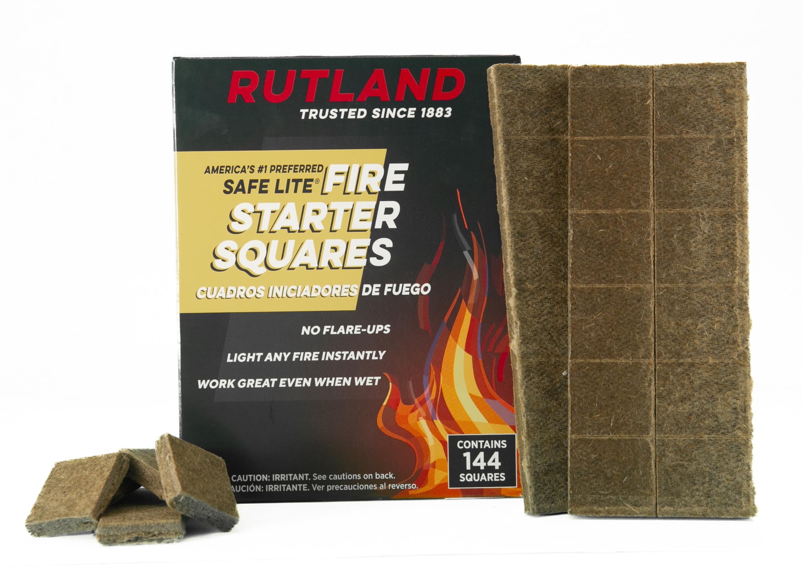 Algopix Similar Product 15 - Rutland Safe Lite Fire Starter Squares