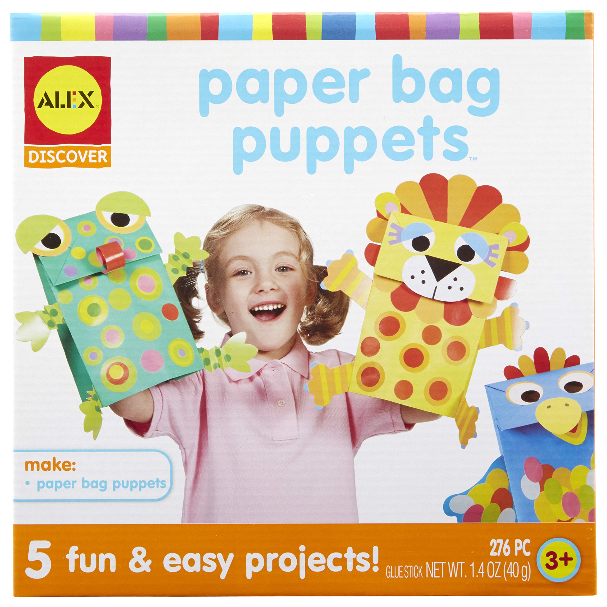 Algopix Similar Product 8 - ALEX Toys Little Hands Paper Bag Puppets