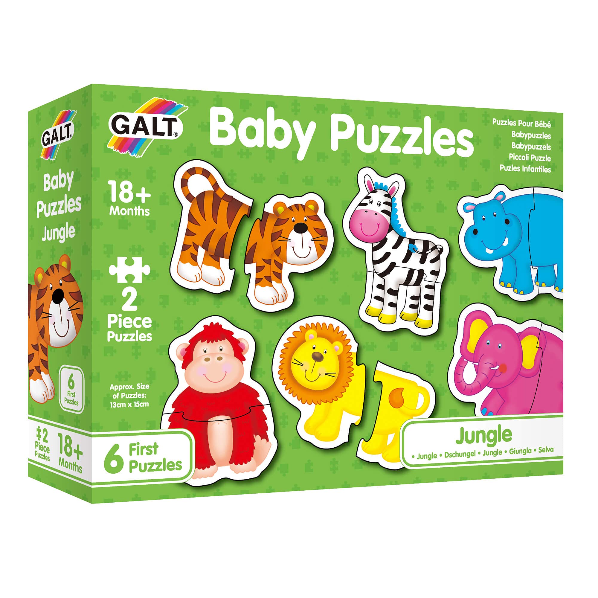 Algopix Similar Product 18 - Galt Toys, Baby Puzzle - Jungle