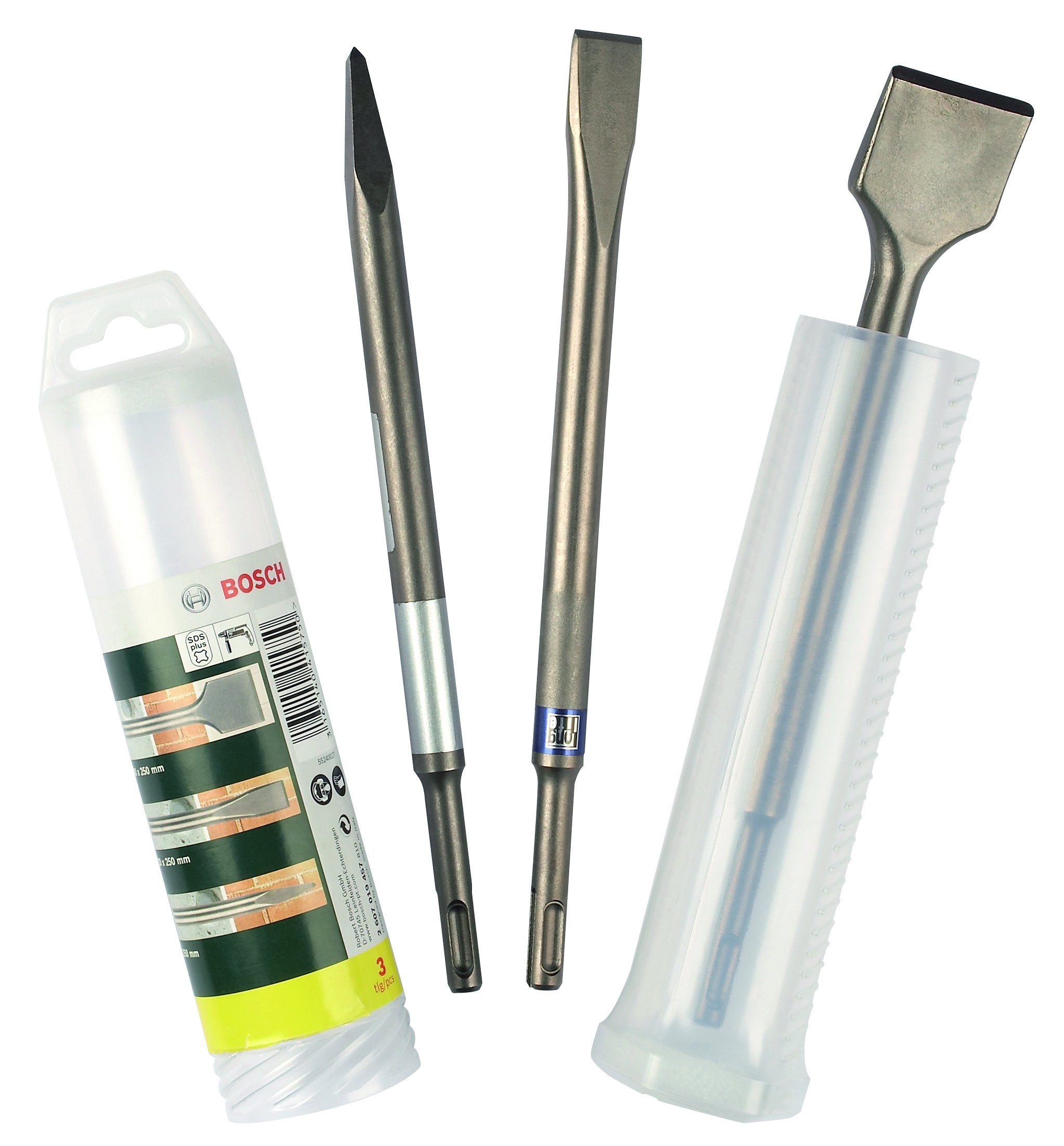 Algopix Similar Product 17 - Bosch 2607019457 ChiselSet SdsPlus 3