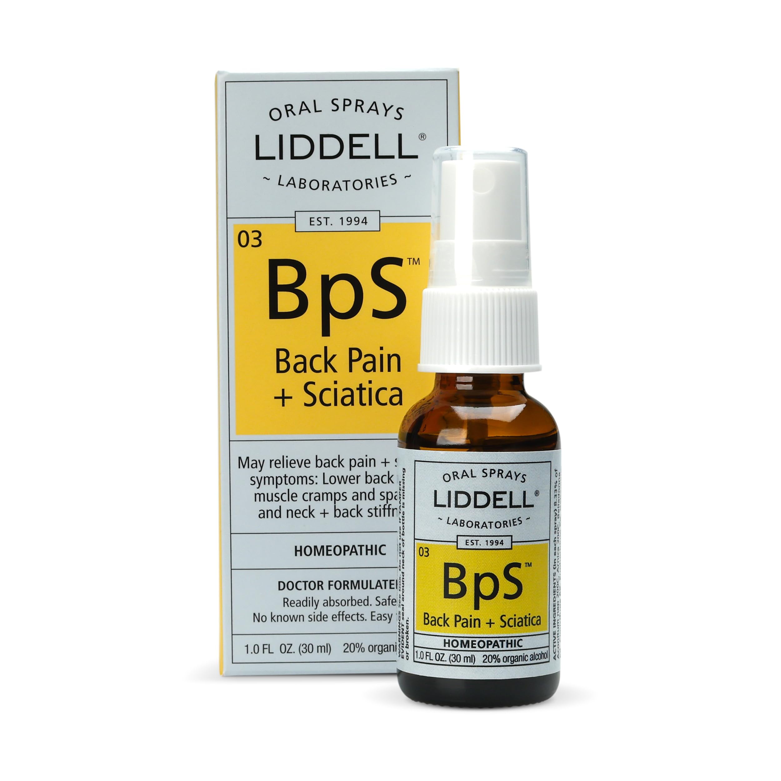 Algopix Similar Product 6 - Liddell Homeopathic Back Pain Spray 1