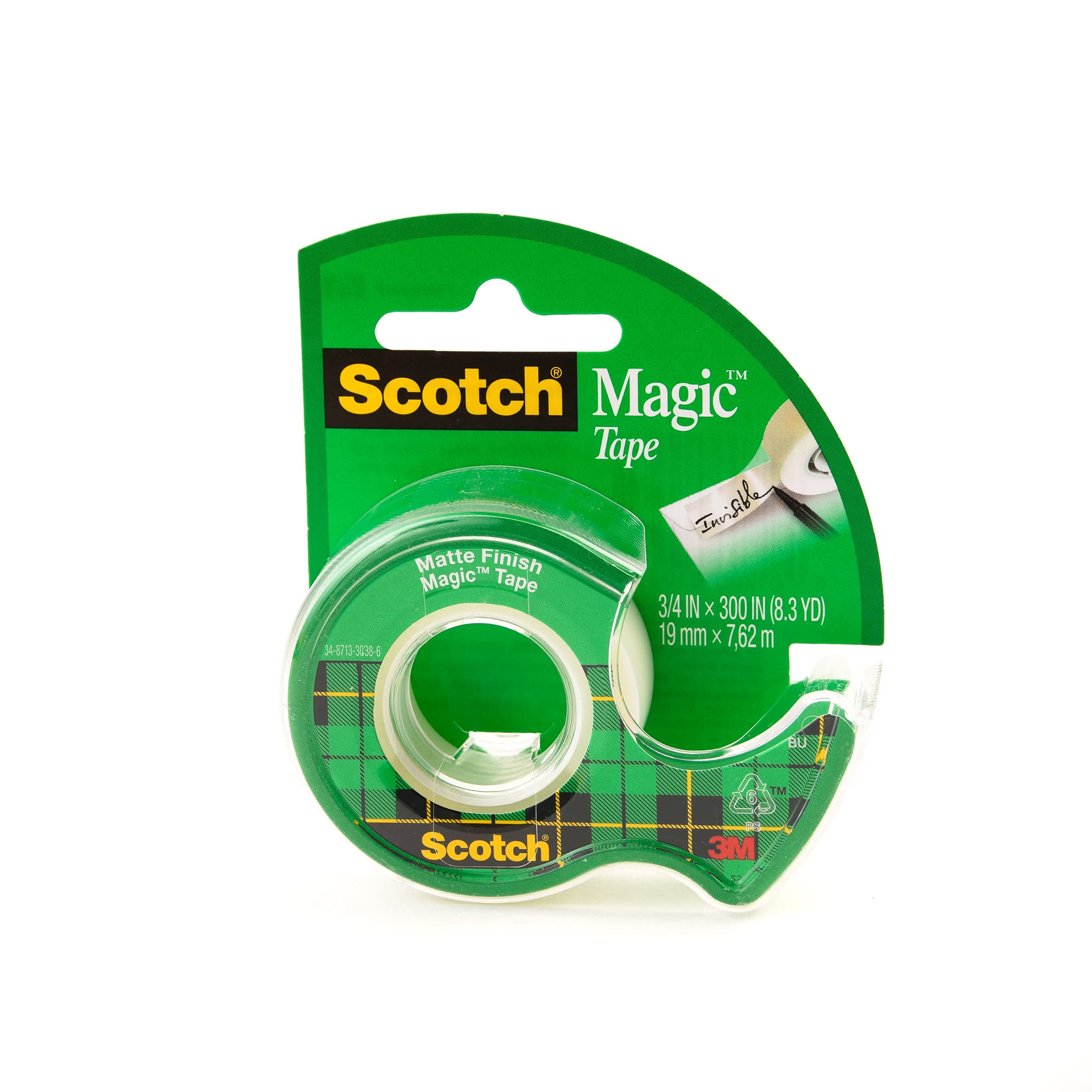 Algopix Similar Product 1 - 3M Magic Tape with Dispenser 34 x