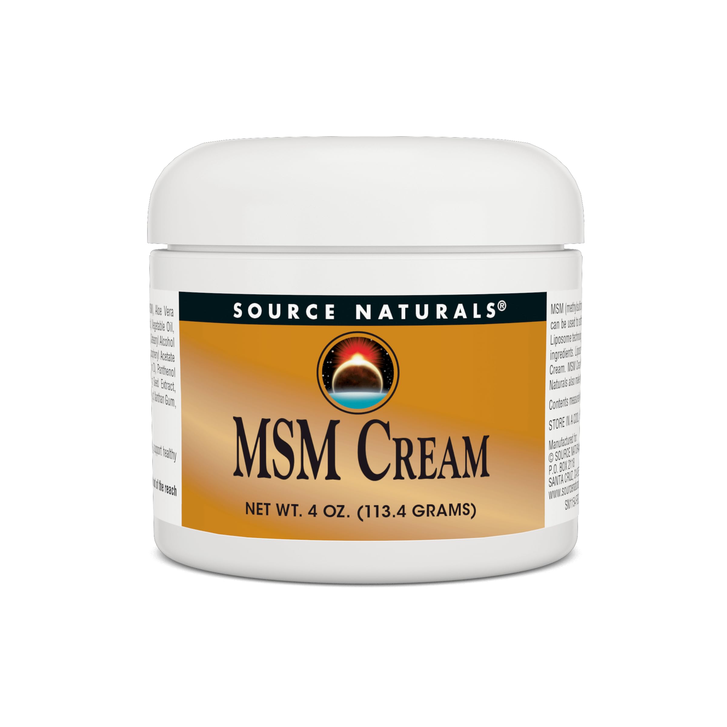 Algopix Similar Product 14 - Source Naturals MSM Cream Advanced