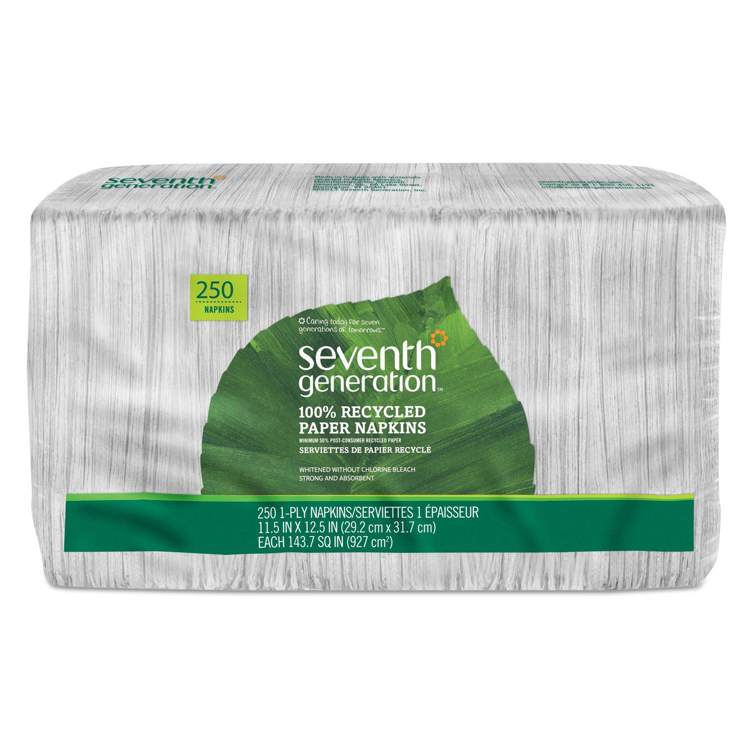 Algopix Similar Product 1 - Seventh Generation White Lunch Napkin