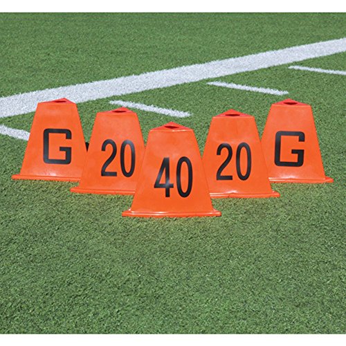 Algopix Similar Product 10 - Poly 5pc Sideline Markers Flag Football