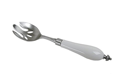 Algopix Similar Product 7 - Salad Serving Fork with White Ceramic