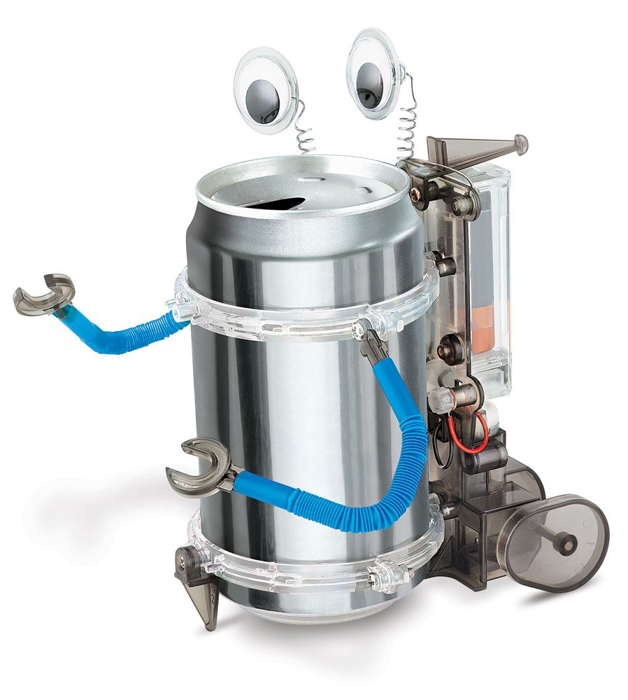 Algopix Similar Product 9 - 4M Toysmith KidzRobotix Tin Can Robot