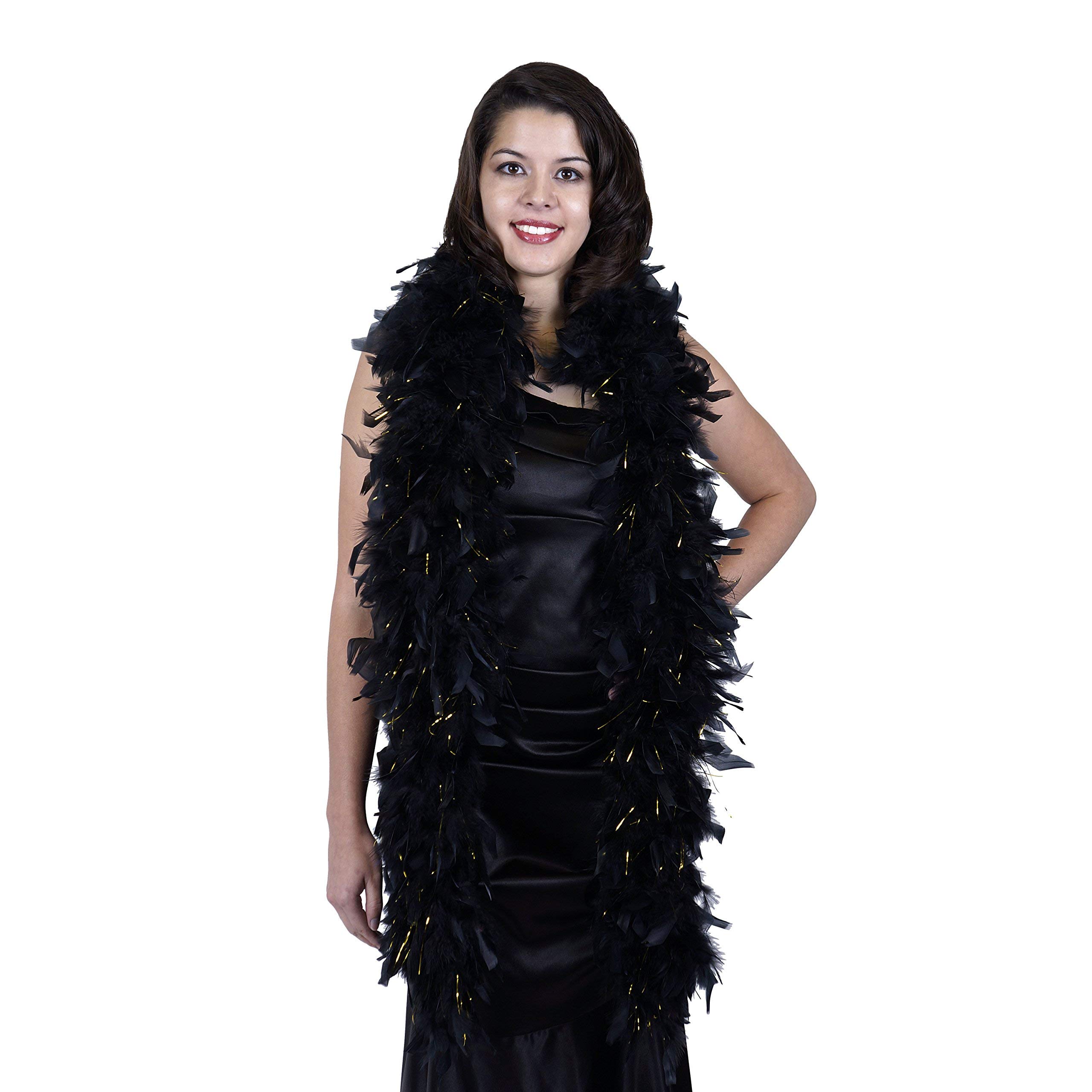 Algopix Similar Product 15 - ZUCKER Turkey Feather Chandelle Boa 