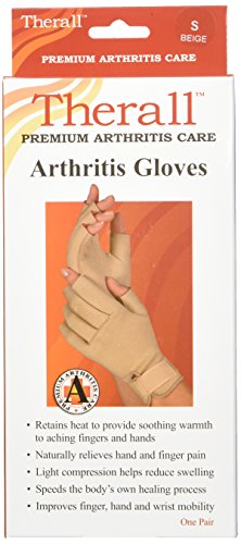 Algopix Similar Product 19 - Therall Arthritis Gloves, Beige, Small