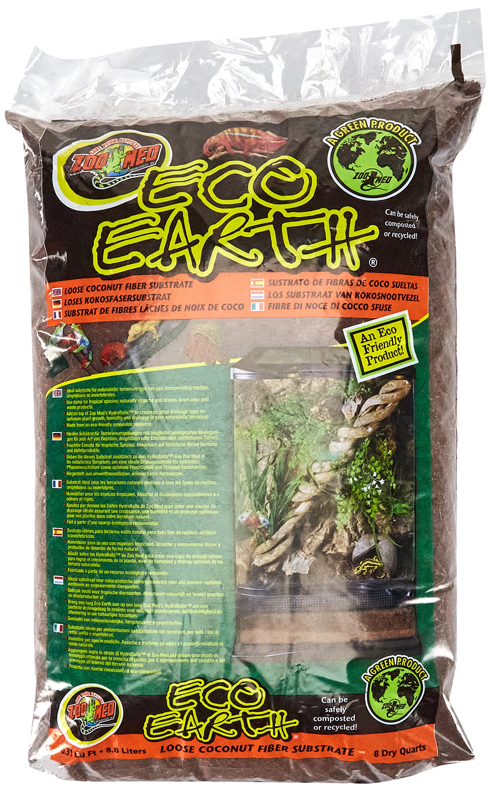 Algopix Similar Product 11 - Zoo Med Eco Earth Loose Coconut Fiber