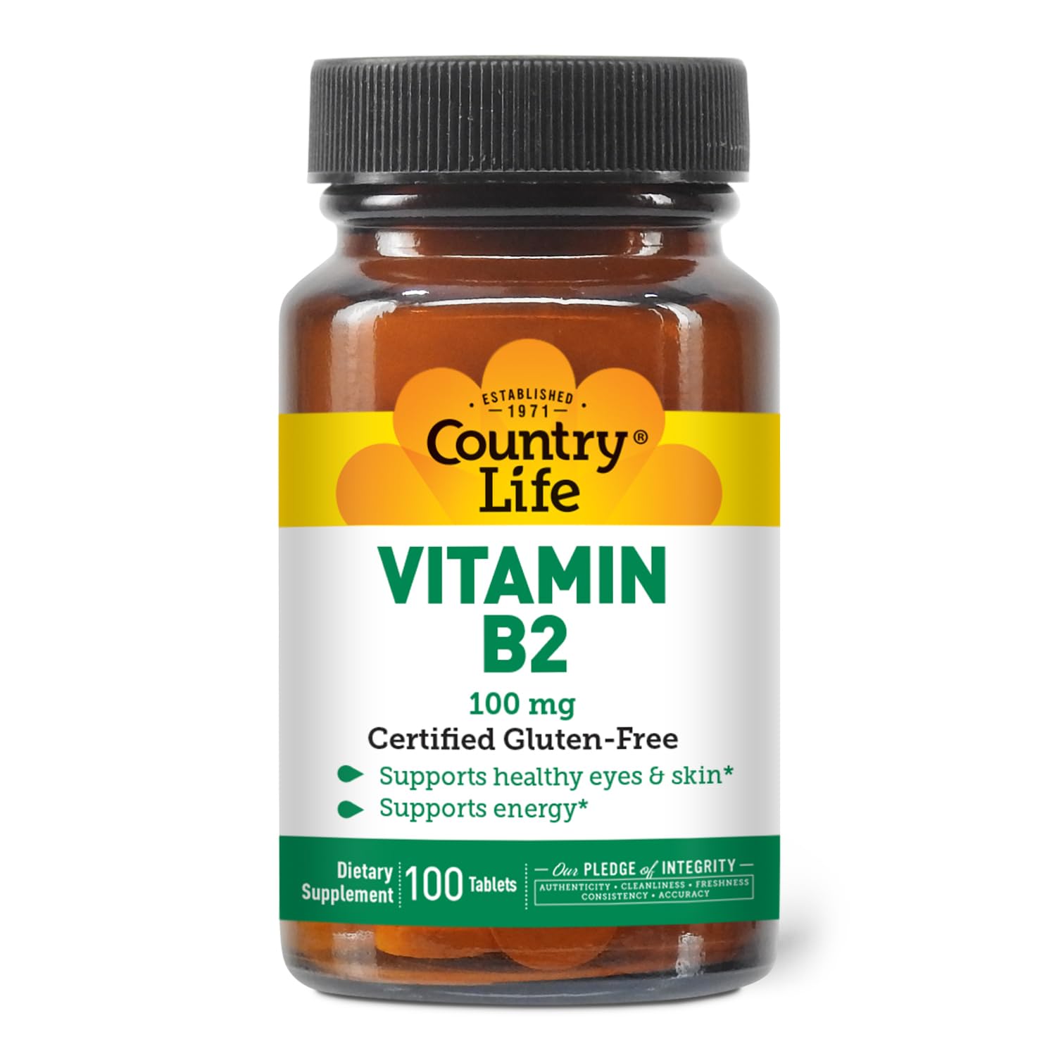 Algopix Similar Product 2 - Country Life Vitamin B2 100mg