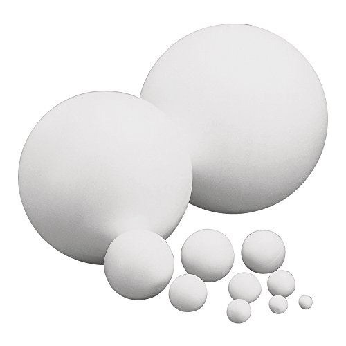 Algopix Similar Product 3 - Rayher Styrofoam Ball White 2 Parts