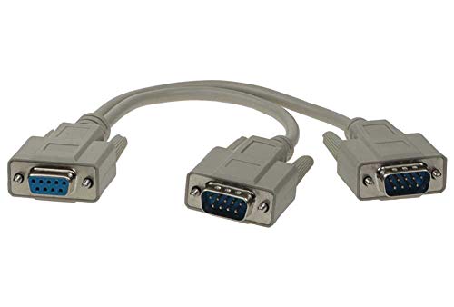 Algopix Similar Product 12 - SF Cable 1ft DB9 Female to 2 Male