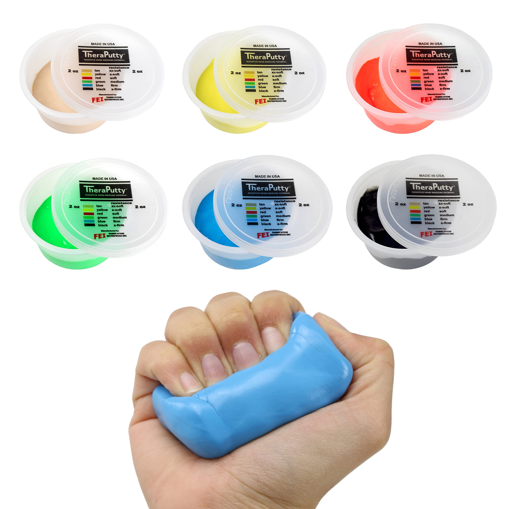 Algopix Similar Product 9 - CanDo TheraPutty Standard Hand Exercise
