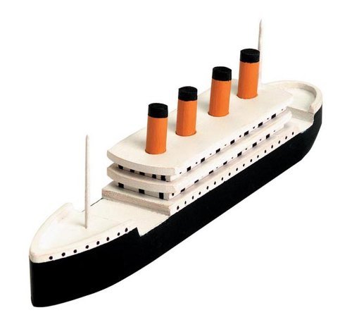 Algopix Similar Product 13 - Darice Wood Model Kit Titanic 1 Kit