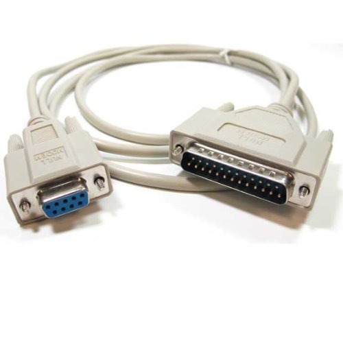 Algopix Similar Product 10 - SF Cable 25ft DB9 Female to DB25 Male