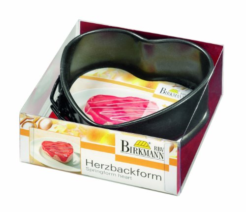 Algopix Similar Product 13 - Birkmann Mini Spring Form Heart Cake Pan