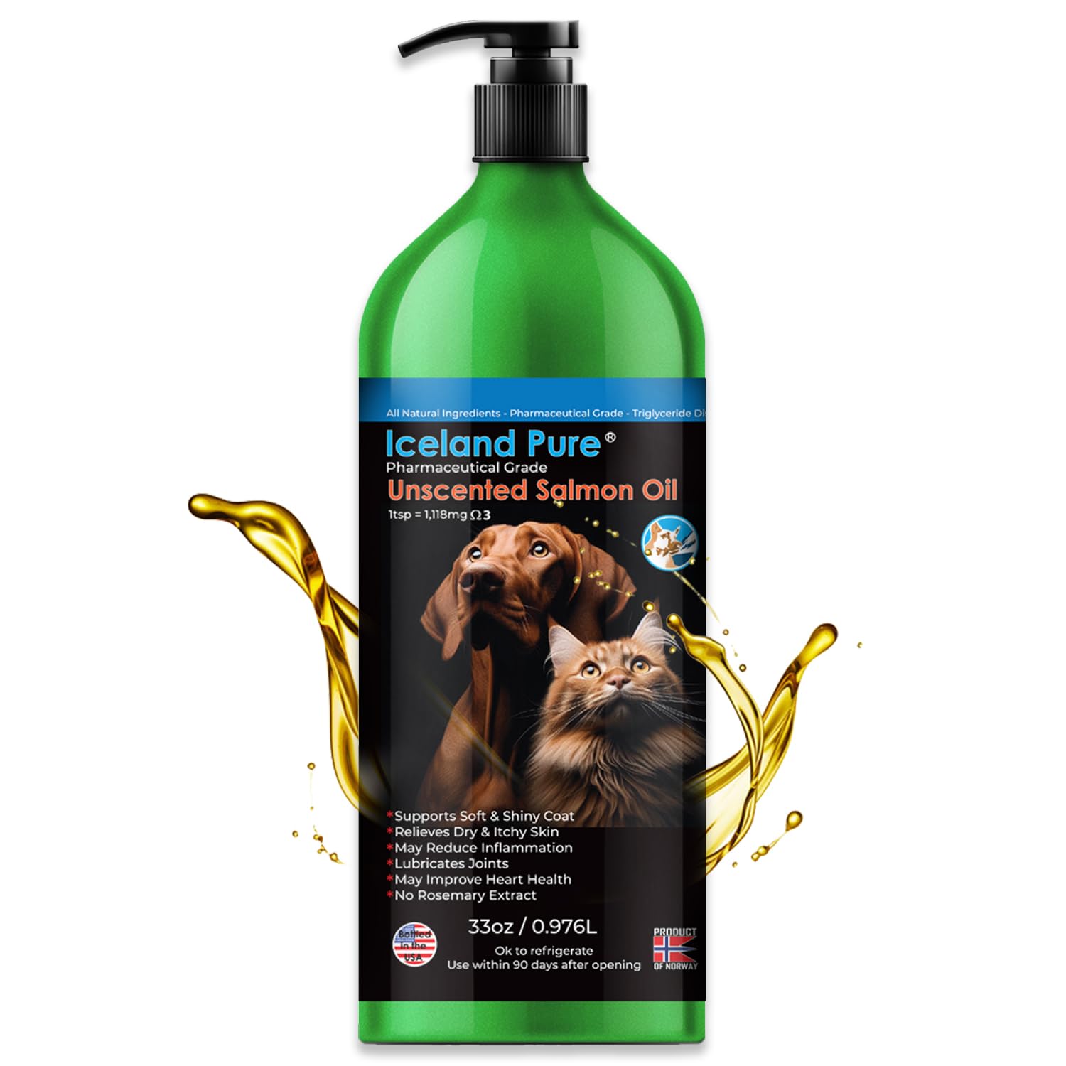 Algopix Similar Product 19 - Iceland Pure Salmon Oil  Unscented